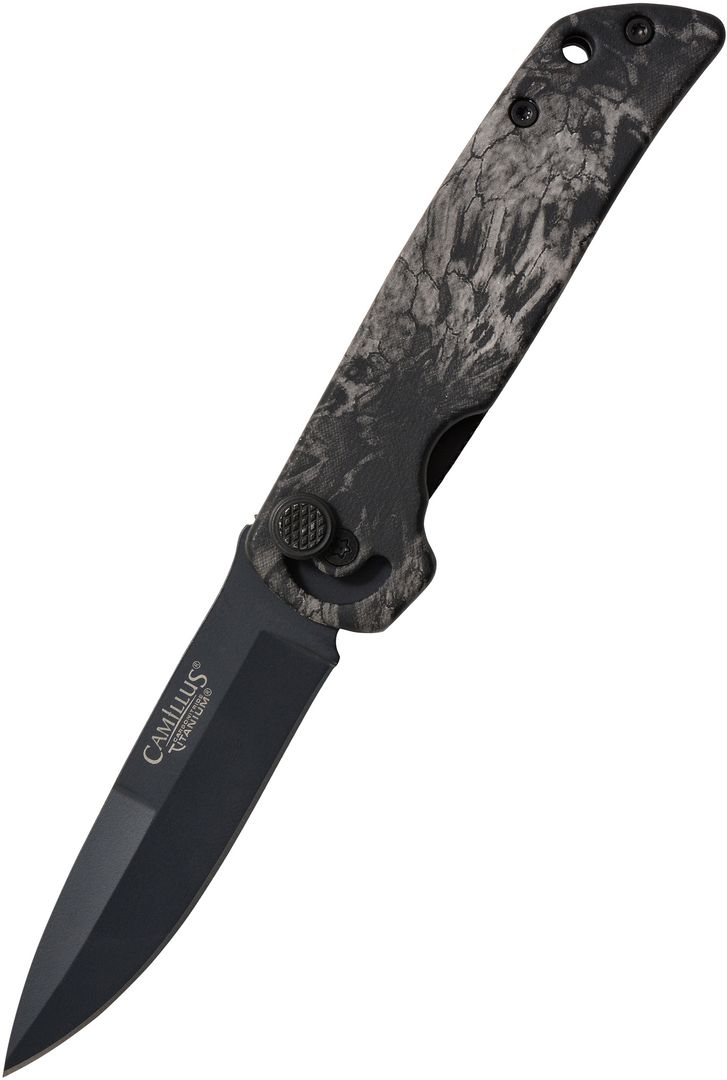 Camillus Cuda Mini Prym1 Folding Knife - Gray (Boxed)
