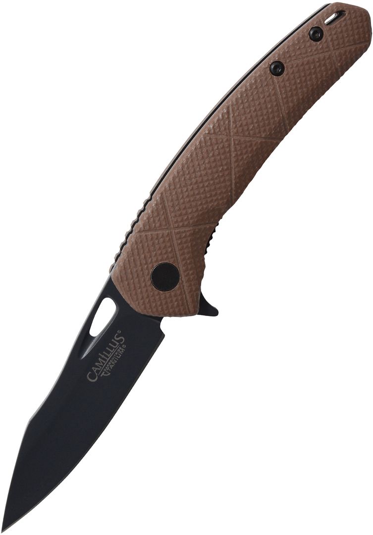 Camillus Blaze Folding Knife - Brown