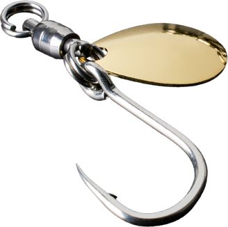 Jackall Blade Jigging Hook Set Single Gold