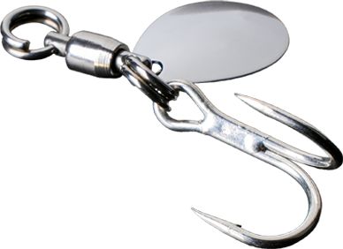 Jackall Blade Jigging Hook Set Double Silver
