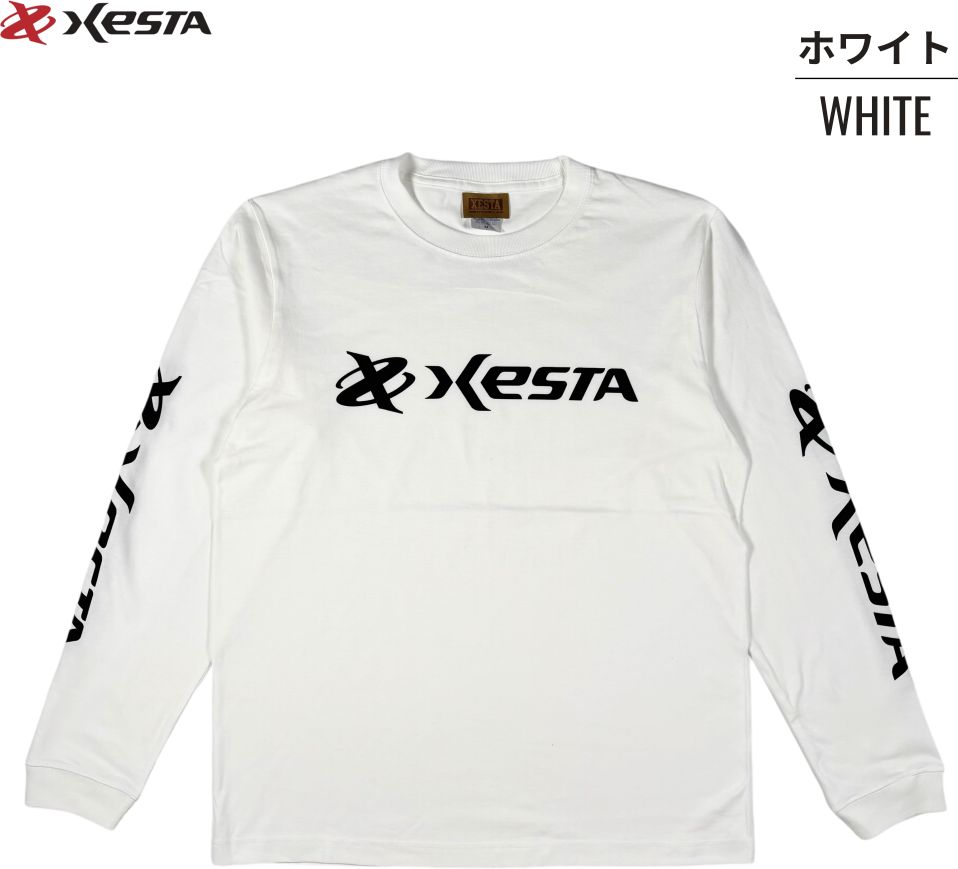 Xesta Long Sleeve T-Shirt Original Logo White