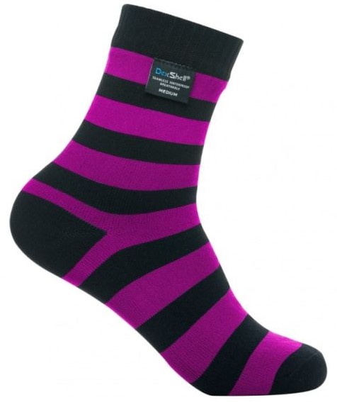 Dexshell Ultralite Socks With Bamboo - Pink Stripes - S